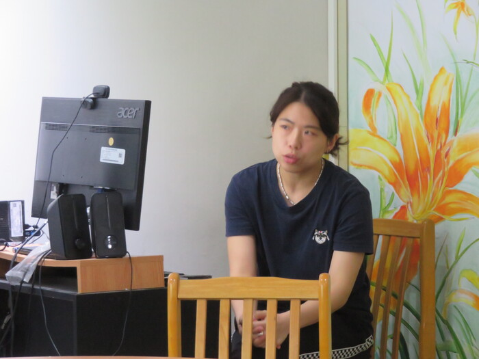 芝安主任進行課程分享