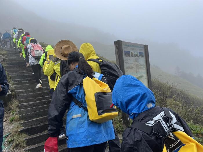 開始攀登百岳圖片