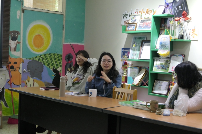 佳盈師給予課程回饋