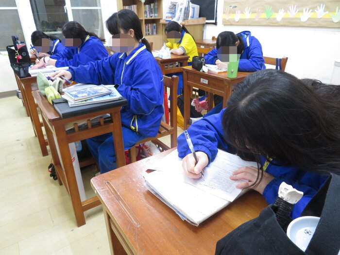 學生書寫學習單