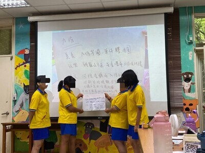 1.學生上台發表自己的拍攝主題