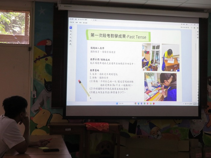 英文課結合國際教育寄信活動