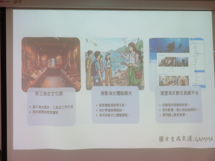海女文化的簡報