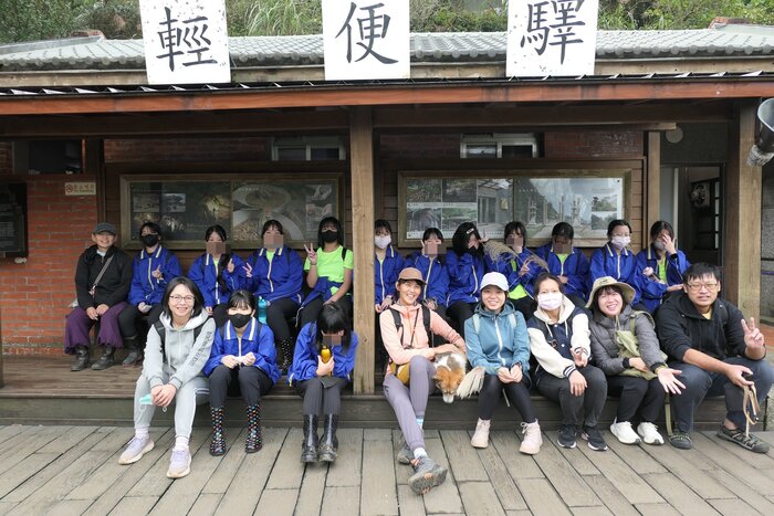 登山前精神喊話與大合照圖片