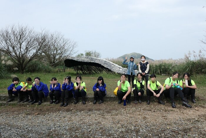 山路造景合影圖片