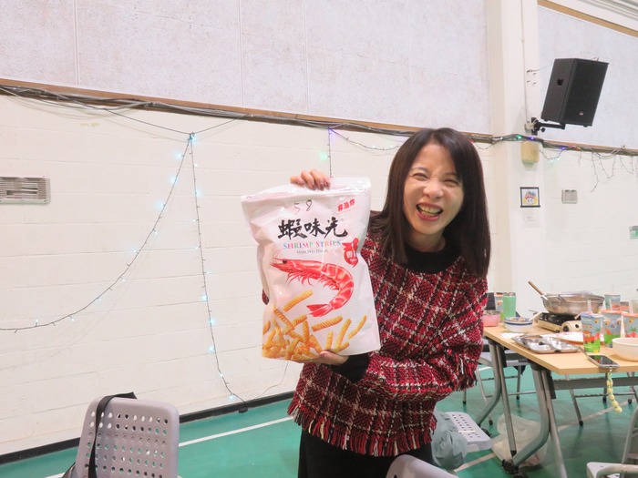 雙溪高中婷婷校長抽中獎品圖片