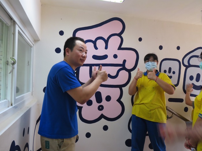 作品與學生喜愛漢字圖片